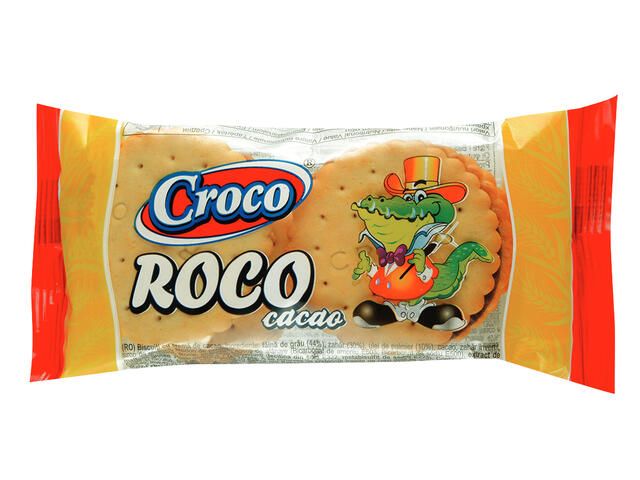 CROCO ROCO Kakaókrémes keksz 56g CROCO ROCO Kakaókrémes keksz 56g