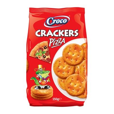 CROCO crackers pizza 150g CROCO crackers pizza 150g