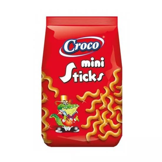 Croco kréker mini sticks sós 100g Croco kréker mini sticks sós 100g