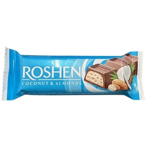 ROSHEN Tejcsoki Szelet Kókuszos Mandulás 29g ROSHEN Tejcsoki Szelet Kókuszos Mandulás 29g