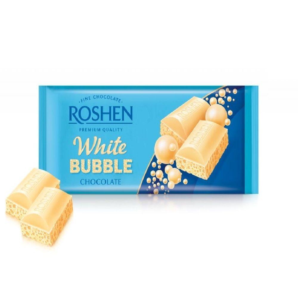 ROSHEN Bubble Fehér Csokoládé 80g ROSHEN Bubble Fehér Csokoládé 80g