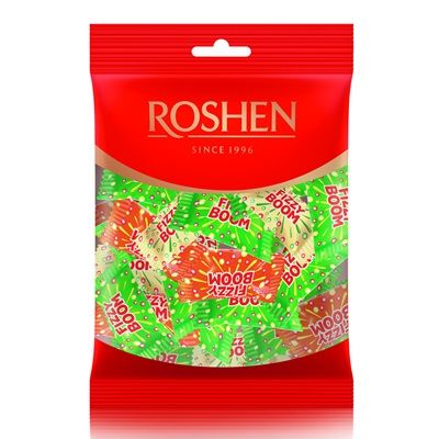 ROSHEN Fizzy Boom Cukorkák Pezsgőporos töltelékkel 1kg ROSHEN Fizzy Boom Cukorkák Pezsgőporos töltelékkel 1kg
