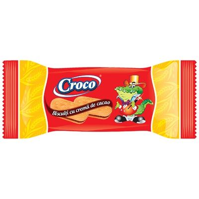 Croco kakaókrémes keksz 32g Croco kakaókrémes keksz 32g