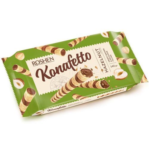 ROSHEN KONAFETTO mogyorókrémes ostyarúd 140g ROSHEN KONAFETTO mogyorókrémes ostyarúd 140g