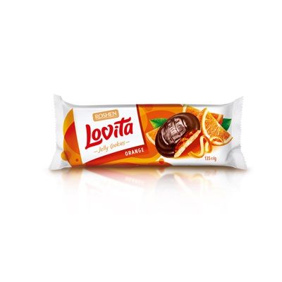 ROSHEN Lovita Piskótatallér Narancsos ízesítésű 135g ROSHEN Lovita Piskótatallér Narancsos ízesítésű 135g