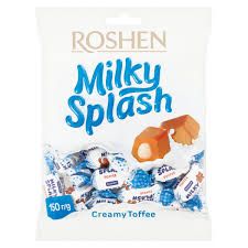ROSHEN Milky Splash tejkrémmel töltött karamella 150g ROSHEN Milky Splash tejkrémmel töltött karamella 150g