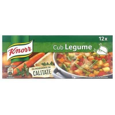Knorr zöldségleves kocka 120g