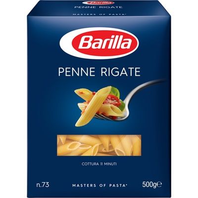 Barilla Penne Rigate durum száraztészta 500 g Barilla Penne Rigate durum száraztészta 500 g