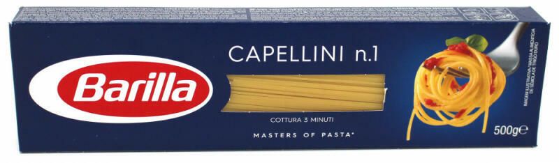 Barilla Capellini Nr 1 500 g Barilla Capellini Nr 1 500 g