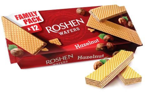 ROSHEN Wafers Mogyorós ostya 216g