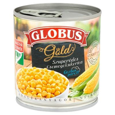 Globus szuperédes csemegekukorica 400g