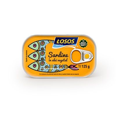 LOSOS Szardínia olajban 125 g LOSOS Szardínia olajban 125 g