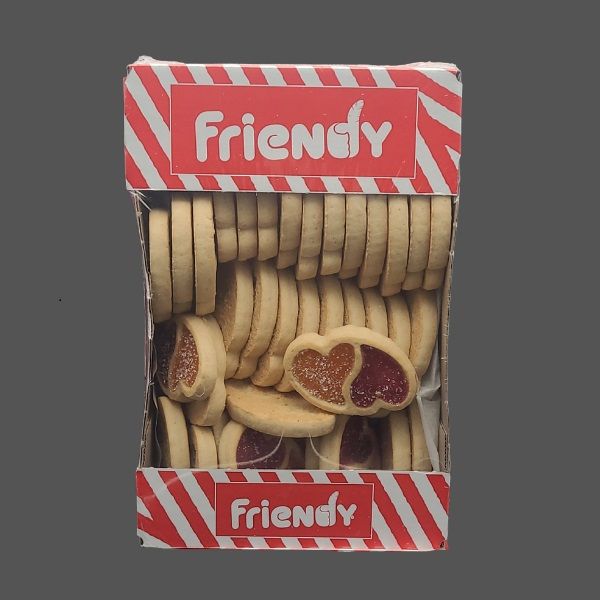 Lovely keksz sárgabarack és málnás ízben 600 g Friendy